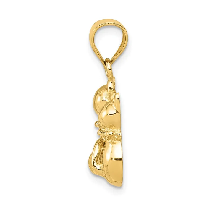 Goldia Necklaces 14k Yellow Gold Cat Pendant