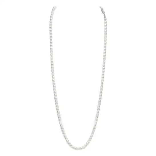 JMS always Original Mikimoto 75x7mm Quality A length 30 Akoya Cultured Strand Necklace with White Gold Clasp U75130W Necklaces JMS always Original Mikimoto 75x7mm Quality A length 30 Akoya Cultured Strand Necklace with White Gold Clasp U75130W Necklaces