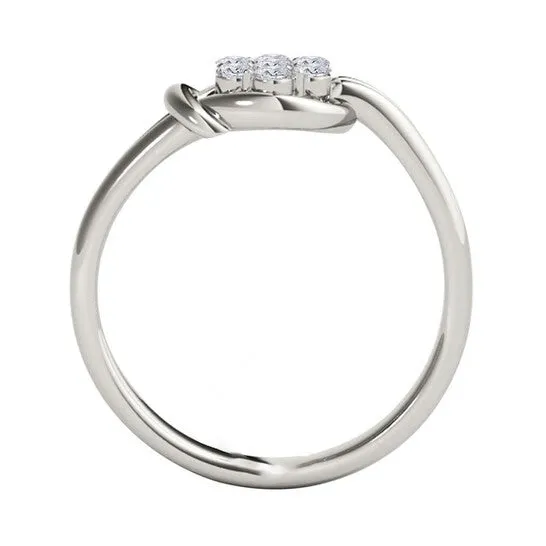 JMS always Rings Original Maulijewels 025 Carat White Diamond Seven Stone Prong Set Womens Engagement Ring In 14K White Gold JMS always Rings Original Maulijewels 025 Carat White Diamond Seven Stone Prong Set Womens Engagement Ring In 14K White Gold