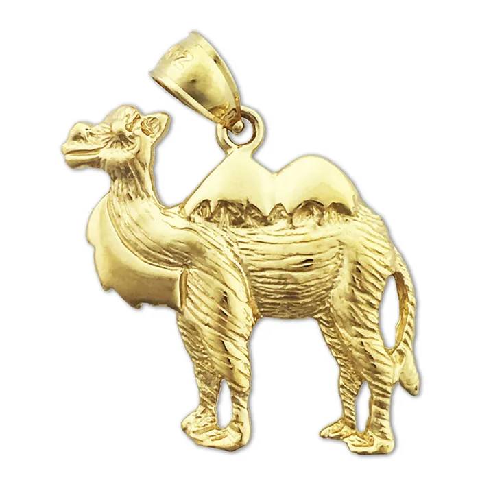 Necklaces Goldia 14K Gold Camel with Two Humps Pendant