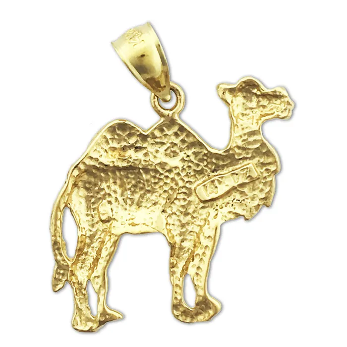 Necklaces Goldia 14K Gold Camel with Two Humps Pendant