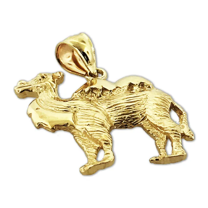 Necklaces Goldia 14K Gold Camel with Two Humps Pendant