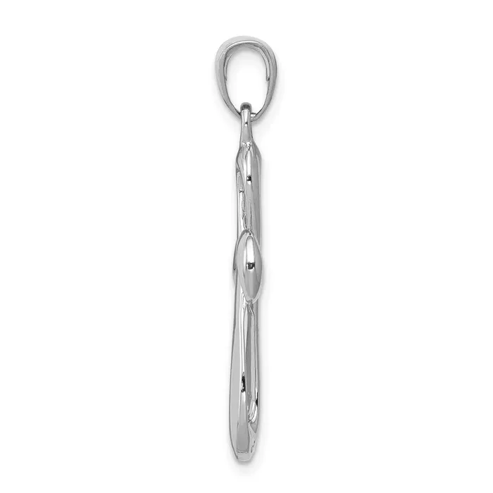 Necklaces Goldia 14k White Gold Cross Pendant