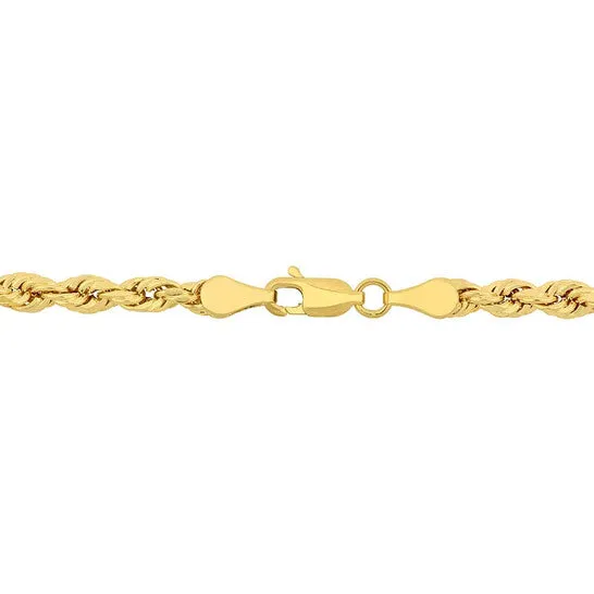 Necklaces JMS always Original AMOUR 24 Inch Rope Chain Necklace In 14K Yellow Gold 4 Mm Necklaces JMS always Original AMOUR 24 Inch Rope Chain Necklace In 14K Yellow Gold 4 Mm