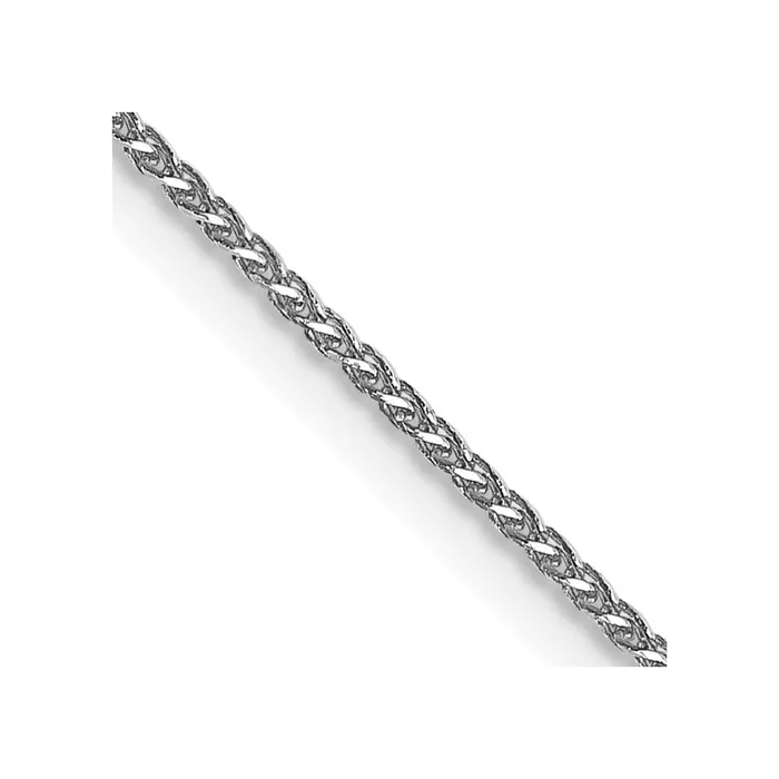 Necklaces MDS 14K White Gold 14 inch 105mm Diamondcut Spiga with Lobster Clasp Children Necklace Chain Necklace Necklaces MDS 14K White Gold 14 inch 105mm Diamondcut Spiga with Lobster Clasp Children Necklace Chain Necklace