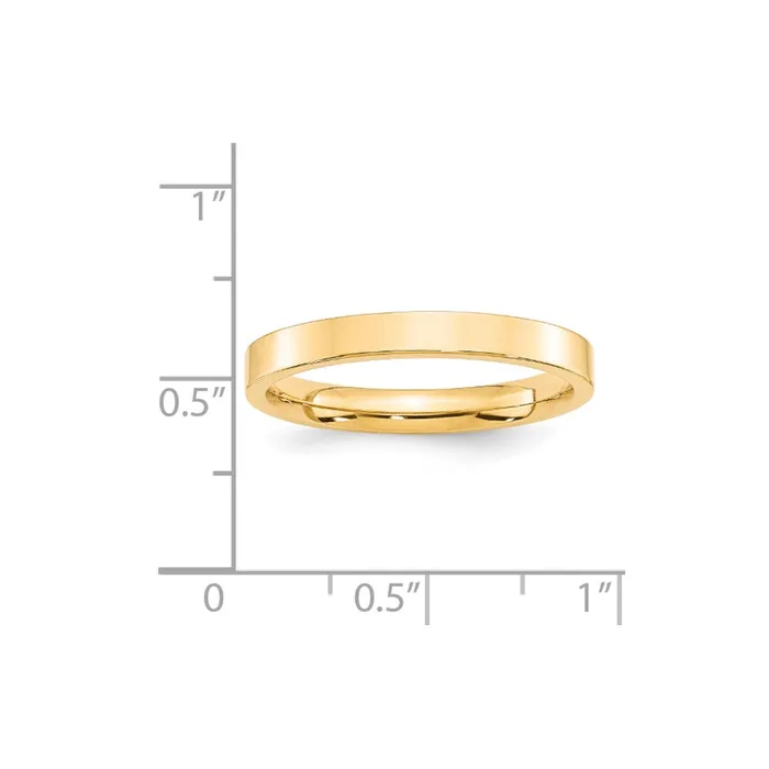 Rings Goldia Solid 10K Yellow Gold 3mm Standard Flat Comfort Fit MensWomens Wedding Band Ring Size 14 Rings Goldia Solid 10K Yellow Gold 3mm Standard Flat Comfort Fit MensWomens Wedding Band Ring Size 14