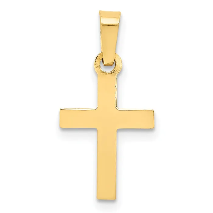 14k Yellow Gold Cross Pendant TreasureFineJewelers Necklaces