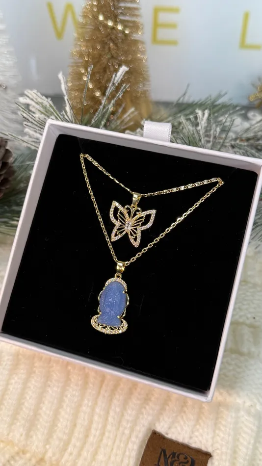 Lumi Virgin Mary Necklace Set MP Jewelry Necklaces Lumi Virgin Mary Necklace Set MP Jewelry Necklaces