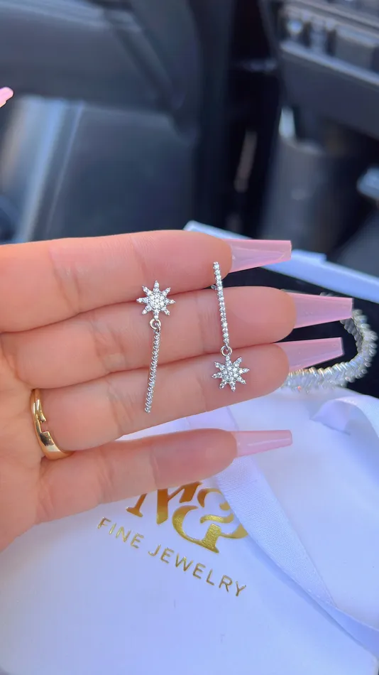 MP Jewelry Earrings Silver Star Earrings