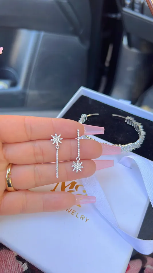 MP Jewelry Earrings Silver Star Earrings