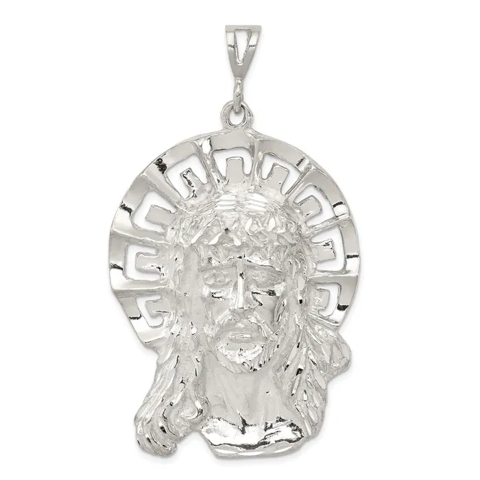 Necklaces TreasureFineJewelers Sterling Silver Ecce Homo Pendant