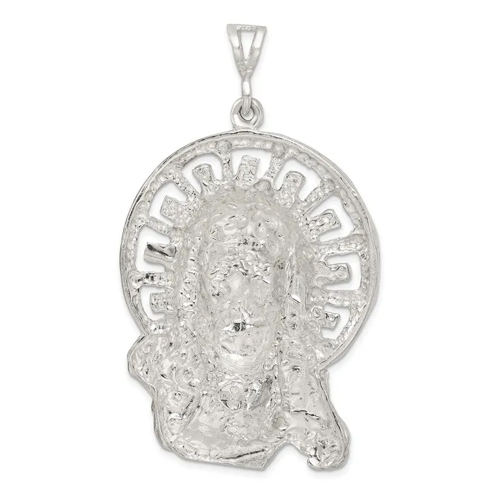 Necklaces TreasureFineJewelers Sterling Silver Ecce Homo Pendant