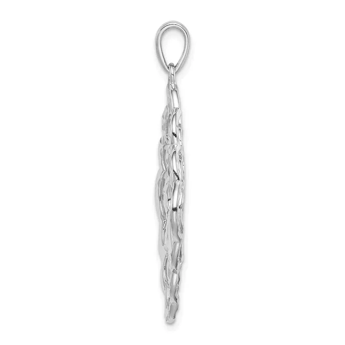Sterling Silver Diamondcut Angel Pendant TreasureFineJewelers Necklaces