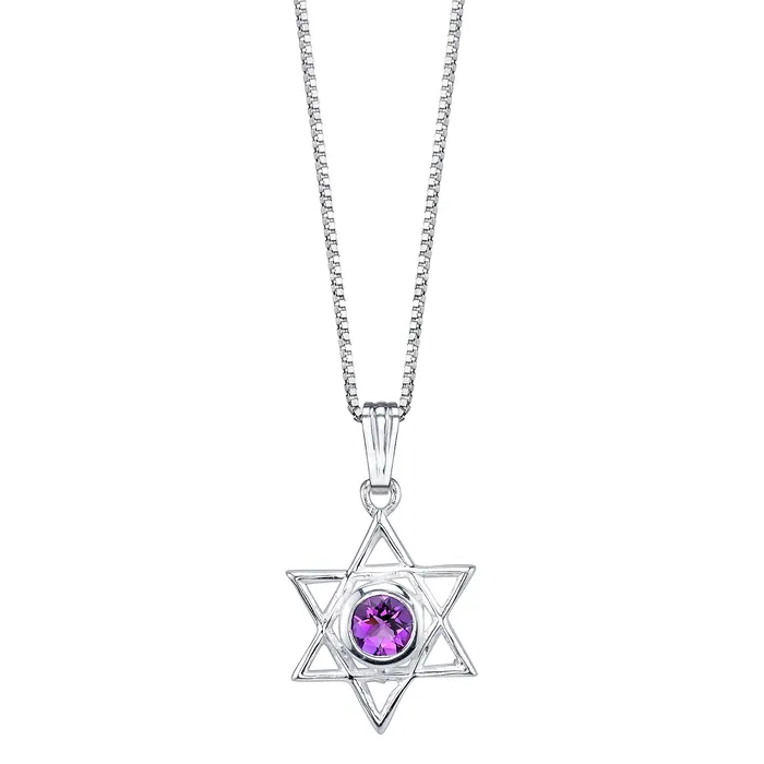 Four Peaks Mining Co Necklaces Amethyst Star of David Pendant