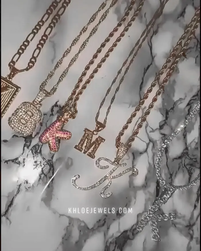 Riviera CZ Initial Necklace KHLOE JEWELS Necklaces
