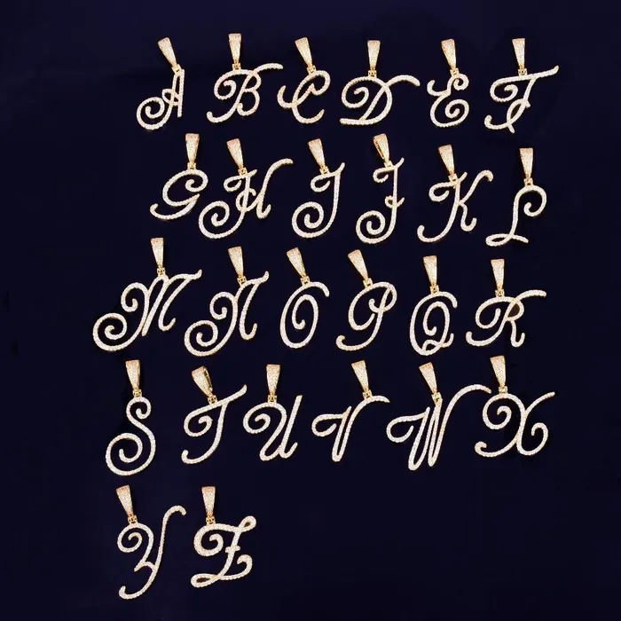 Riviera CZ Initial Necklace KHLOE JEWELS Necklaces