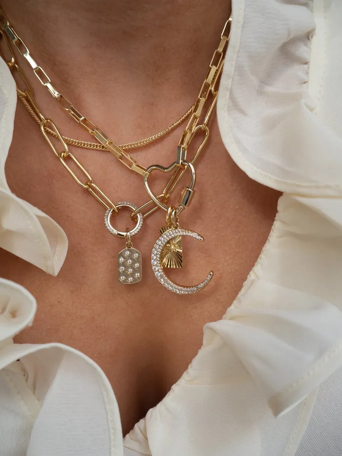 Sorrento Clasp Tinsley Charm Necklace Five and Two Jewelry Necklaces
