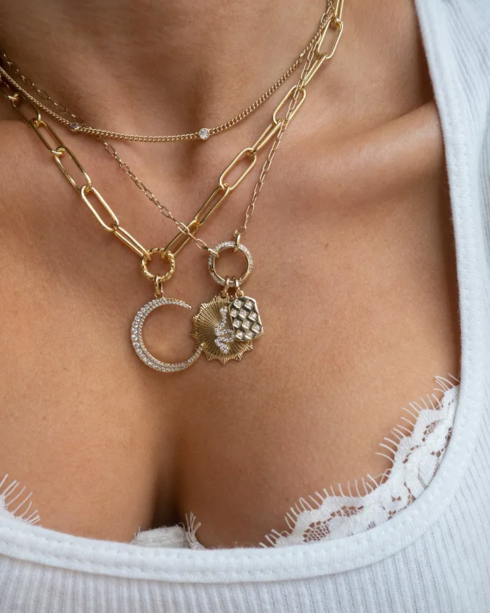 Sorrento Clasp Tinsley Charm Necklace Five and Two Jewelry Necklaces