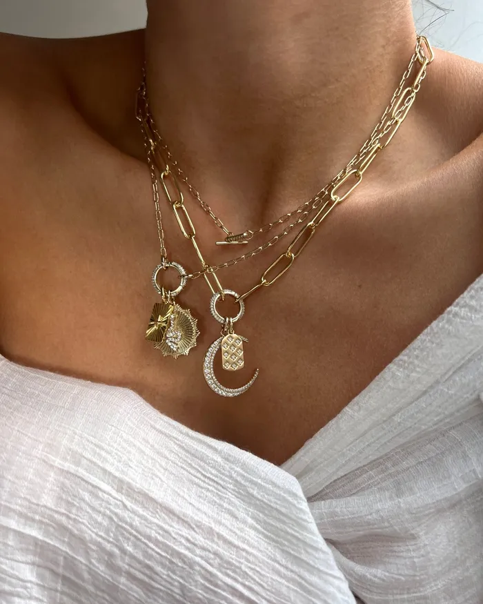 Sorrento Clasp Tinsley Charm Necklace Five and Two Jewelry Necklaces