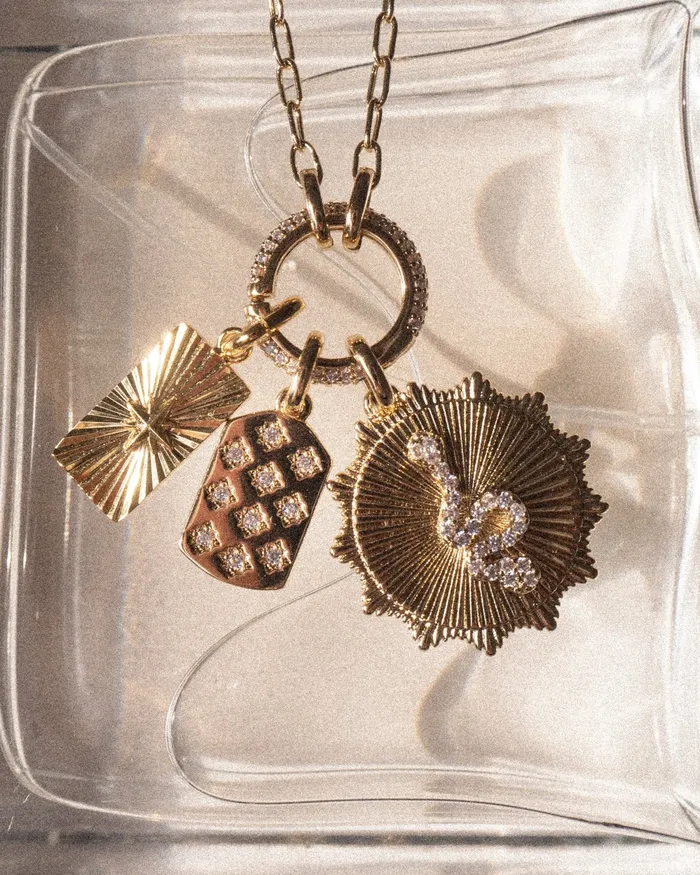 Sorrento Clasp Tinsley Charm Necklace Five and Two Jewelry Necklaces