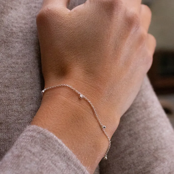 Tashi Bracelets Silver Drops Bracelet