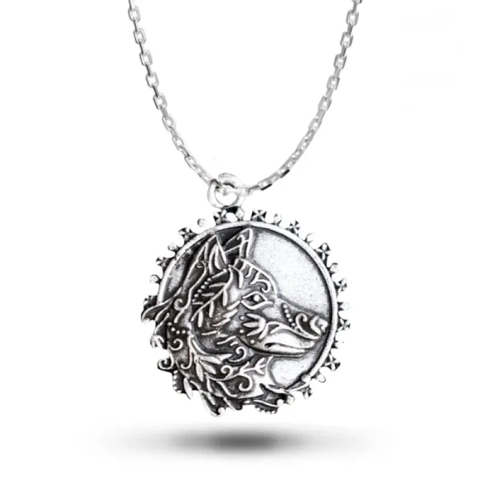 Wolf Coin Necklace Wolf Stuff Necklaces