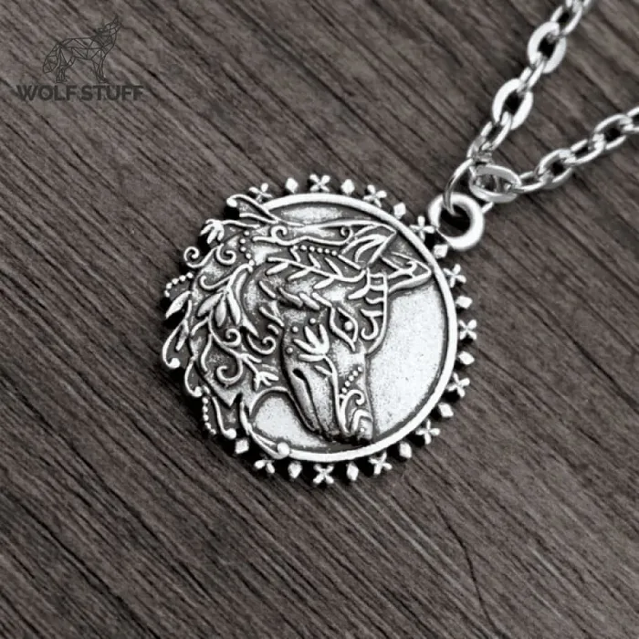 Wolf Coin Necklace Wolf Stuff Necklaces