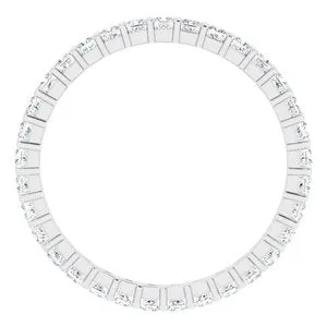 14K White 34 CTW Diamond Eternity Band 12360160186PSTWBC WB Choice Jewelry Rings