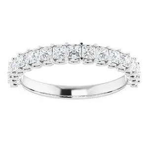 14K White 78 CTW Diamond Anniversary Band1239736040PSTWBC WB Choice Jewelry Rings