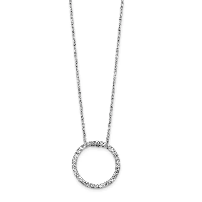 14k White Gold Diamond Circle 18 inch NecklaceWBCPM3781050WA WB Choice Jewelry Necklaces 14k White Gold Diamond Circle 18 inch NecklaceWBCPM3781050WA WB Choice Jewelry Necklaces