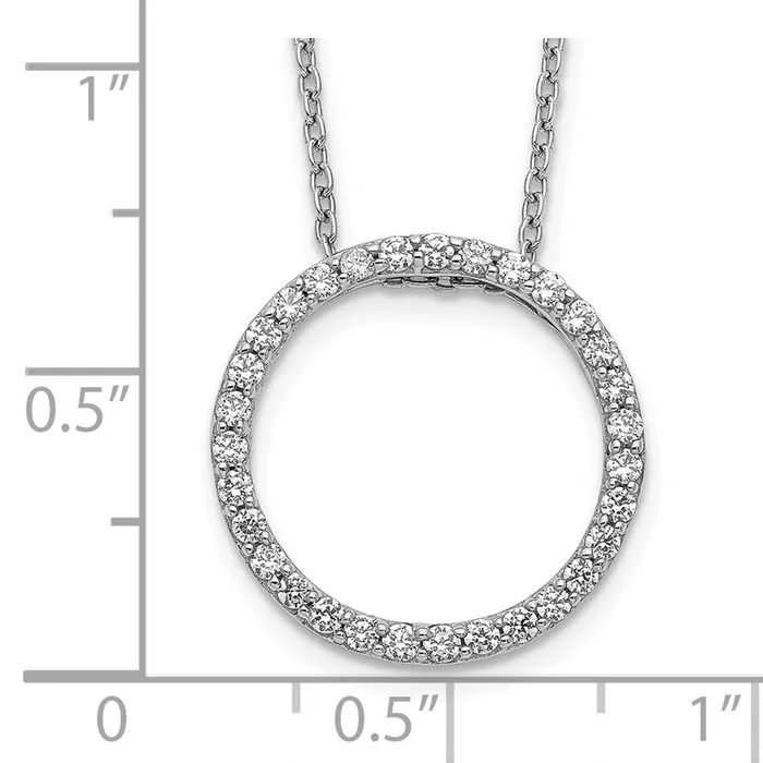 14k White Gold Diamond Circle 18 inch NecklaceWBCPM3781050WA WB Choice Jewelry Necklaces 14k White Gold Diamond Circle 18 inch NecklaceWBCPM3781050WA WB Choice Jewelry Necklaces
