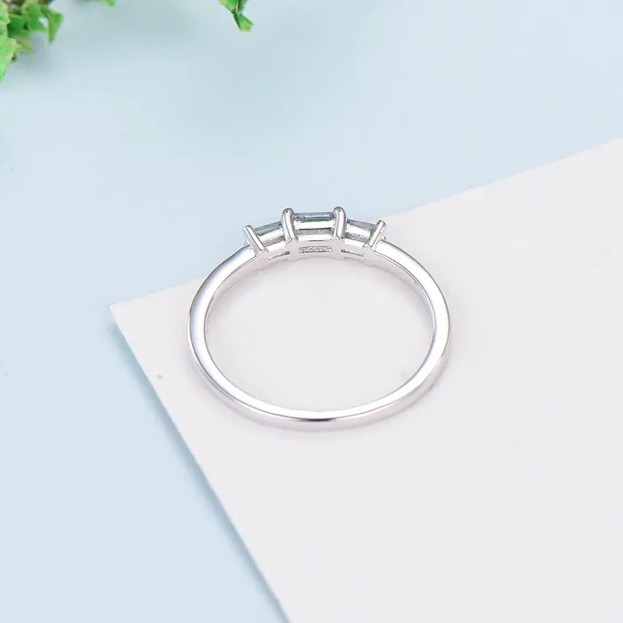 East to West Baguette Alexandrite Ring three stone Color Change Stone Wedding Ring Stacking Dainty Ring June Birthstone Anniversary Gift PENFINE Rings East to West Baguette Alexandrite Ring three stone Color Change Stone Wedding Ring Stacking Dainty Ring June Birthstone Anniversary Gift PENFINE Rings