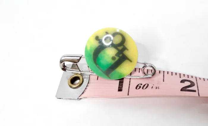 John Galliano for Christian Dior Y2K Logo Safety Pin ClipOn Earrings Vintage by Misty Earrings