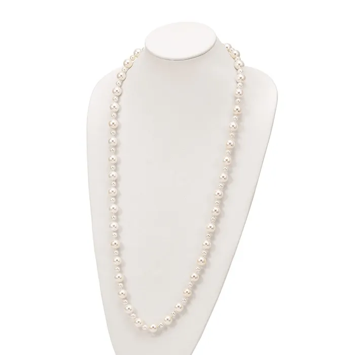 Majestik 712mm Wht Imitation Shell Pearl HandKnot Slip On NecklaceWBCQMJNS712W36 WB Choice Jewelry Necklaces Majestik 712mm Wht Imitation Shell Pearl HandKnot Slip On NecklaceWBCQMJNS712W36 WB Choice Jewelry Necklaces