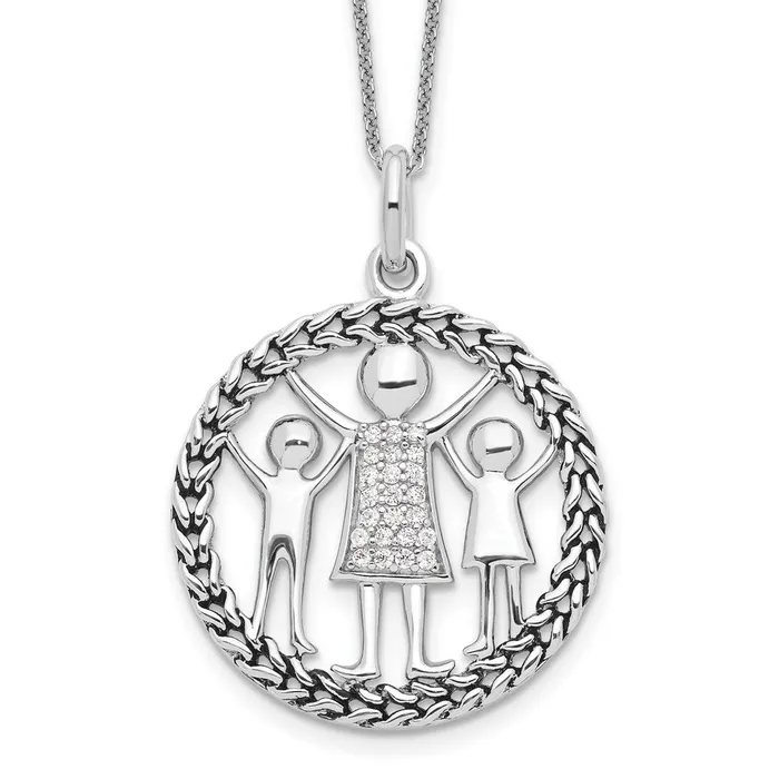 Necklaces Sterling Silver Antiqued Knitted Together By Love 18in NecklaceWBCQSX280 WB Choice Jewelry Necklaces Sterling Silver Antiqued Knitted Together By Love 18in NecklaceWBCQSX280 WB Choice Jewelry