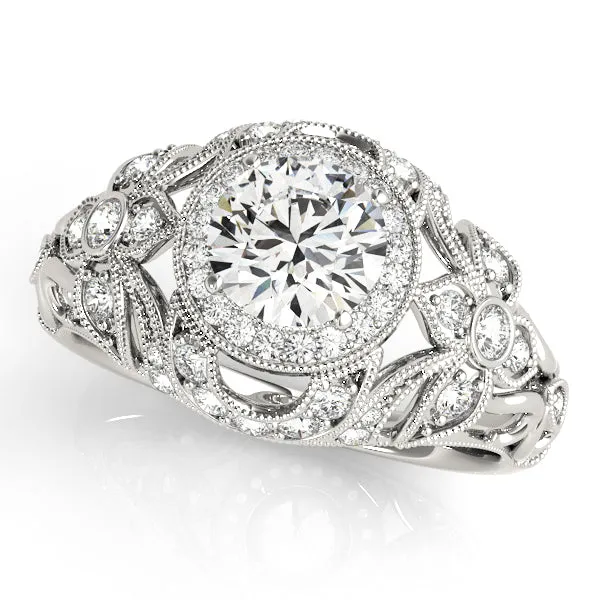 Overnight Mountings Bridal Rings Halo Diamond Engagement Ring