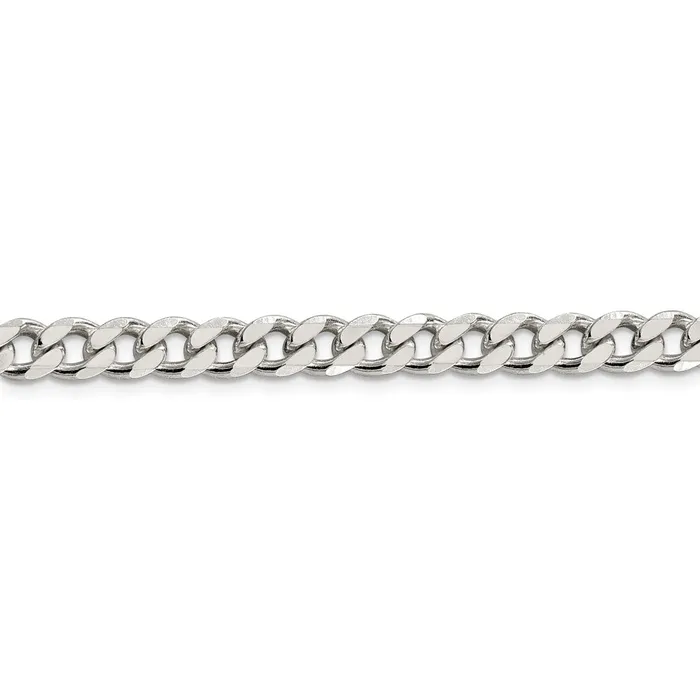 Sterling Silver 7mm Curb ChainWBCQCB18024 WB Choice Jewelry Rings Sterling Silver 7mm Curb ChainWBCQCB18024 WB Choice Jewelry Rings