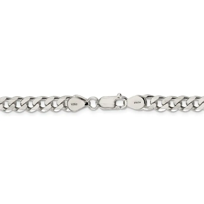 Sterling Silver 7mm Curb ChainWBCQCB18024 WB Choice Jewelry Rings Sterling Silver 7mm Curb ChainWBCQCB18024 WB Choice Jewelry Rings