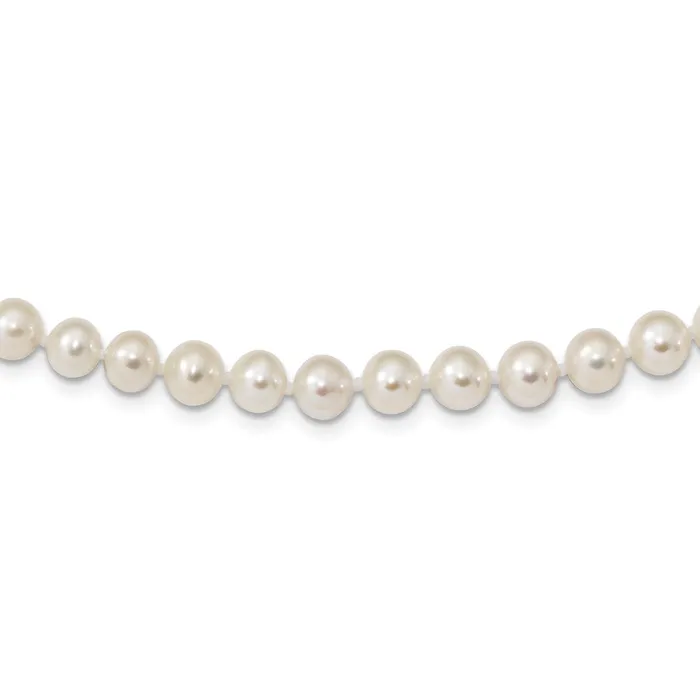 WB Choice Jewelry Necklaces Sterling Silver Rhodium 67mm White Freshwater Cultured Pearl NecklaceWBCQH472618 WB Choice Jewelry Necklaces Sterling Silver Rhodium 67mm White Freshwater Cultured Pearl NecklaceWBCQH472618