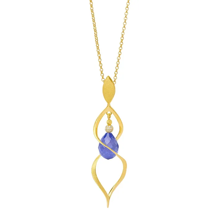 Bernd Wolf Necklaces Spiroletta Lapis Necklace