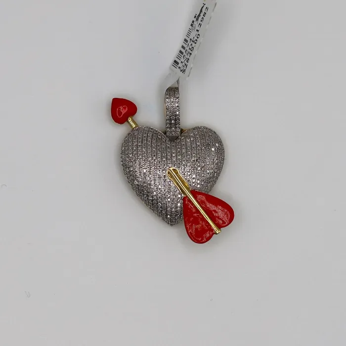imakegrillzcom Necklaces Diamond Heart Pendant