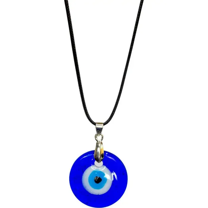 Necklaces Bliss Crystals Evil Eye Protection Necklace Blue Glass J052