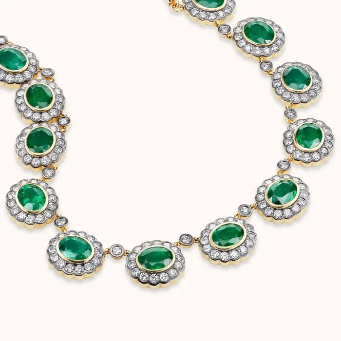 Necklaces Marlo Laz Alexandra Necklace Emerald Necklaces Marlo Laz Alexandra Necklace Emerald