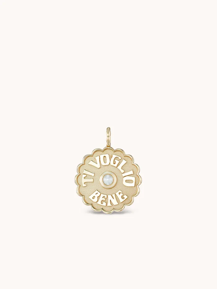 Necklaces Marlo Laz Mini Raised Gold TVB Necklace Pearl Necklaces Marlo Laz Mini Raised Gold TVB Necklace Pearl