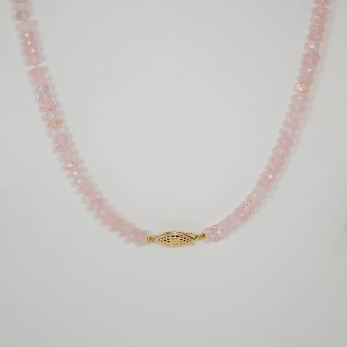 Necklaces misha hawaii Mana Nui Morganite Tahitian Pearl Necklace Necklaces misha hawaii Mana Nui Morganite Tahitian Pearl Necklace