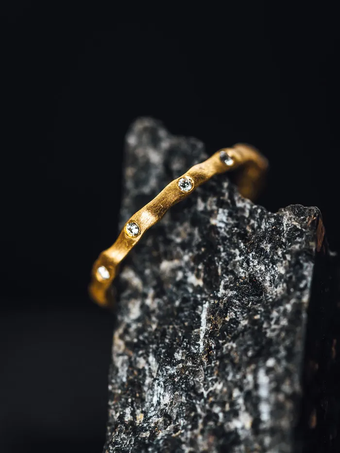Rings 14k Yellow Gold Diamond Ring Dilamani