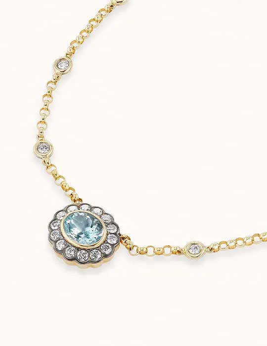 Single Alexandra Necklace Aquamarine Marlo Laz Necklaces Single Alexandra Necklace Aquamarine Marlo Laz Necklaces