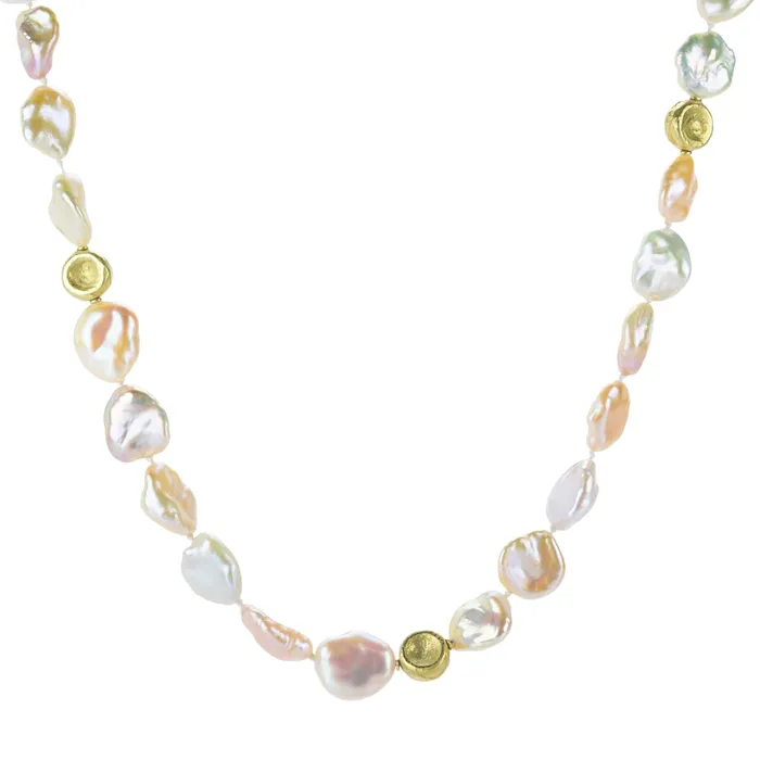 Barbara Heinrich Necklaces Pink Keshi Pearl Necklace