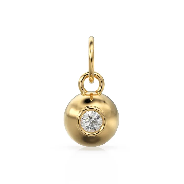Jalvi Co Necklaces 14K18K Solid Gold Natural Diamond Ball Pendant Dainty Small Necklace Charm Brilliant Cut Round Diamond Pendant Charm Gift for Her Jalvi Co Necklaces 14K18K Solid Gold Natural Diamond Ball Pendant Dainty Small Necklace Charm Brilliant Cut Round Diamond Pendant Charm Gift for Her