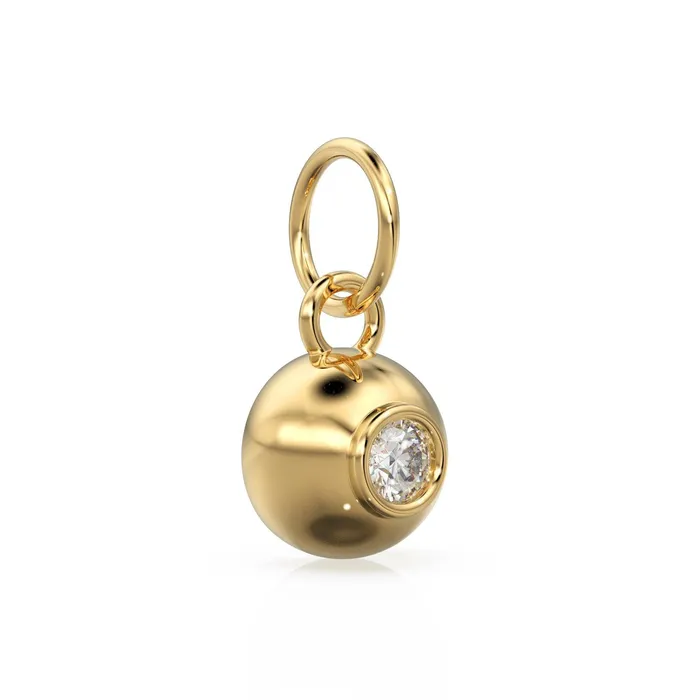 Jalvi Co Necklaces 14K18K Solid Gold Natural Diamond Ball Pendant Dainty Small Necklace Charm Brilliant Cut Round Diamond Pendant Charm Gift for Her Jalvi Co Necklaces 14K18K Solid Gold Natural Diamond Ball Pendant Dainty Small Necklace Charm Brilliant Cut Round Diamond Pendant Charm Gift for Her